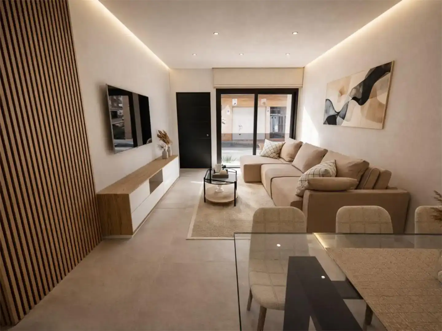 Sala d'estar de Casa adosada en venda en Albatera amb Traster