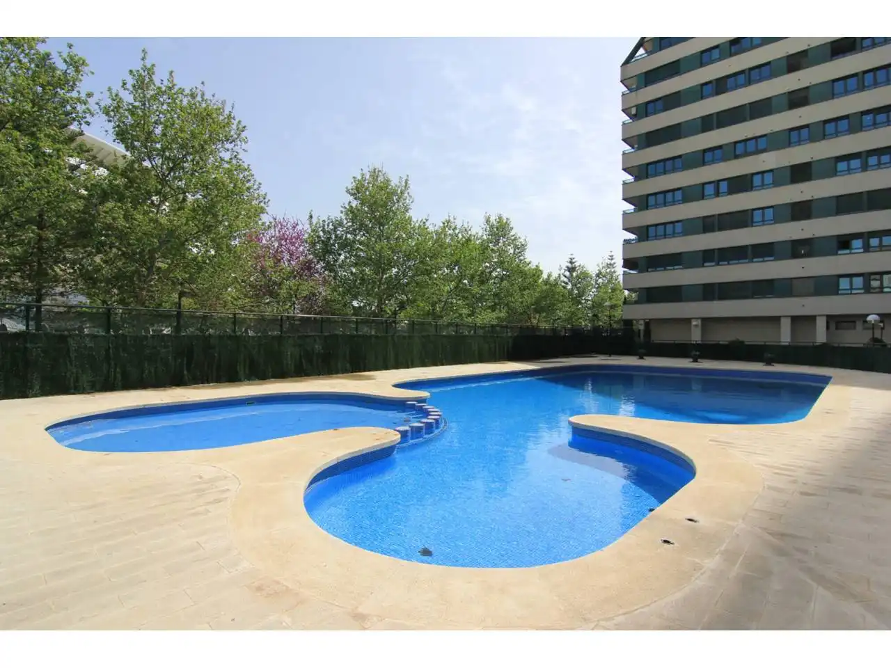 Piscina de Piso en venta en Valencia con Aire acondicionado, Terraza y Amueblado