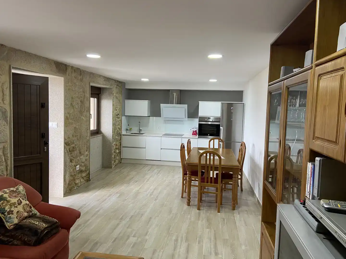 Küche von Wohnung zur Miete in Carnota mit Möbliert und Balkon