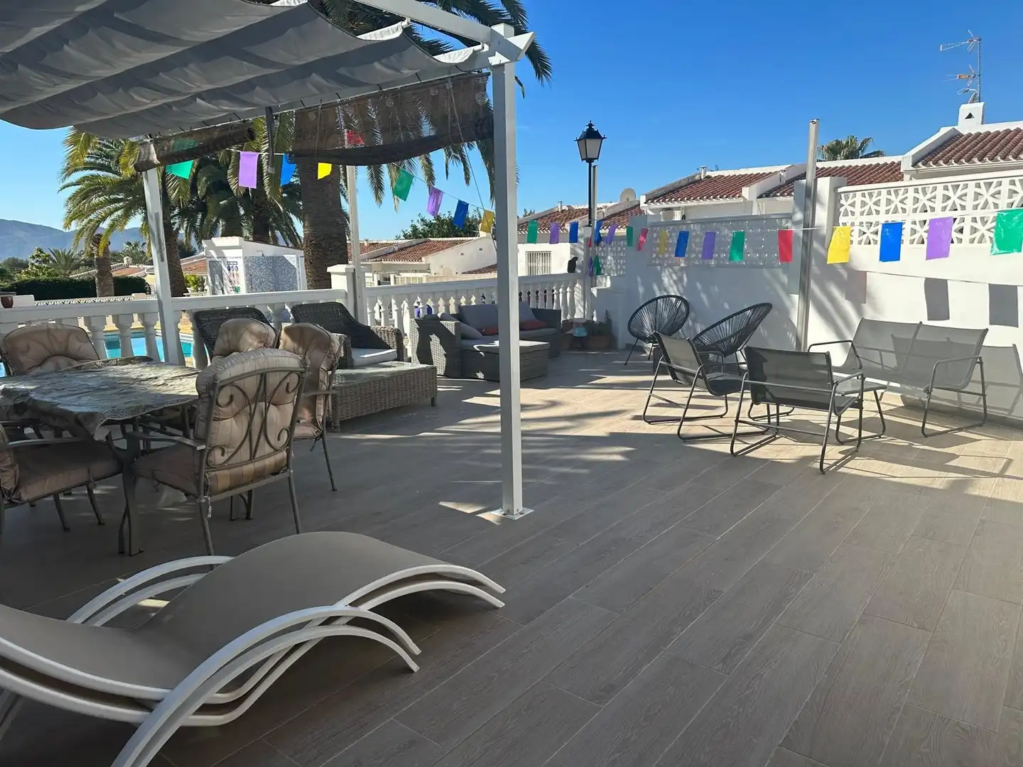 Terrace of Houses for rent in La Nucia  with Air Conditioner, Heating and Terrace