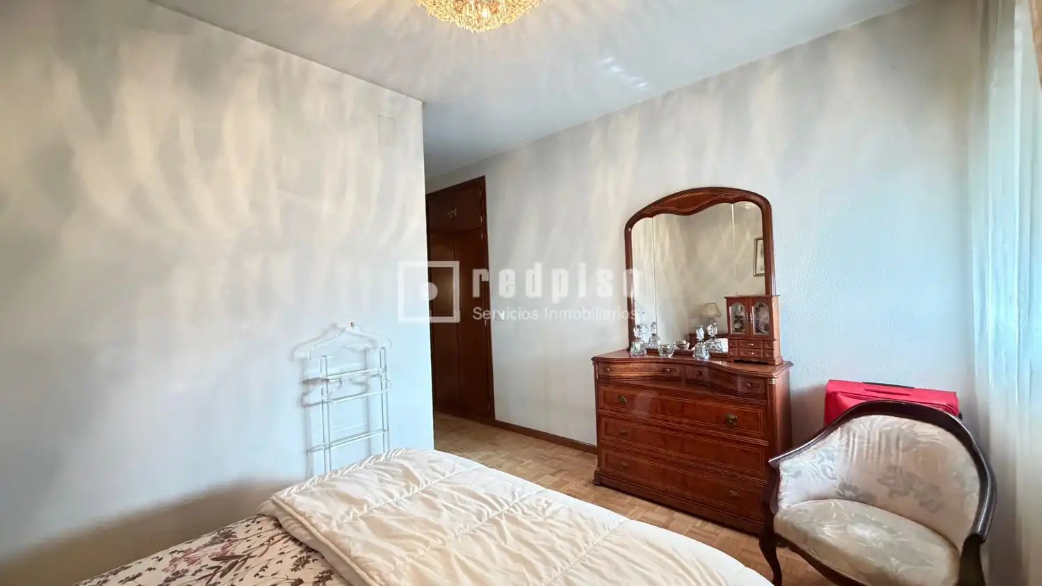 Bedroom of Flat for sale in Leganés  with Heating, Parquet flooring and Terrace