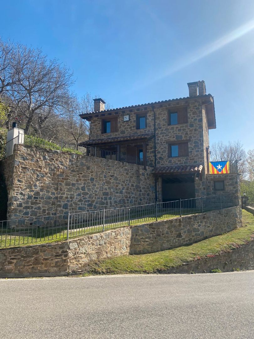 Exterior view of House or chalet for sale in Vilallonga de Ter  with Heating, Private garden and Parquet flooring