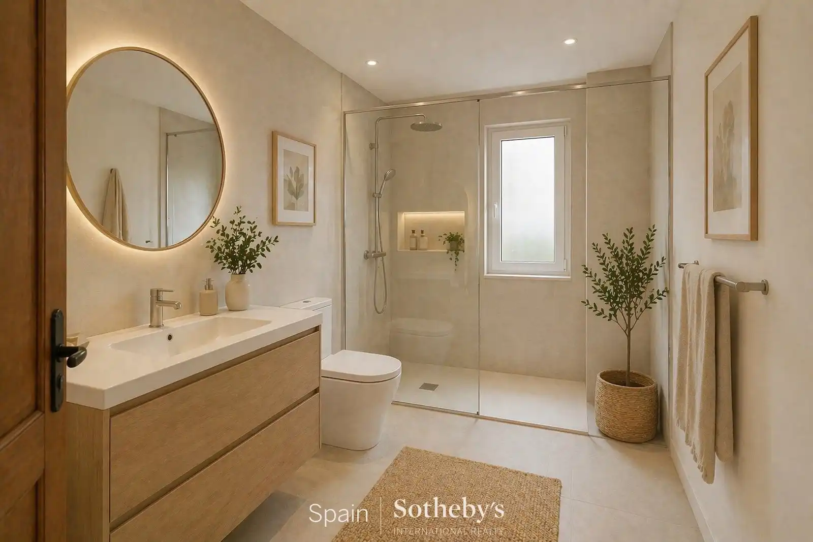 Baño de Apartamento en venta en Madrid con Aire acondicionado, Calefacción y Terraza
