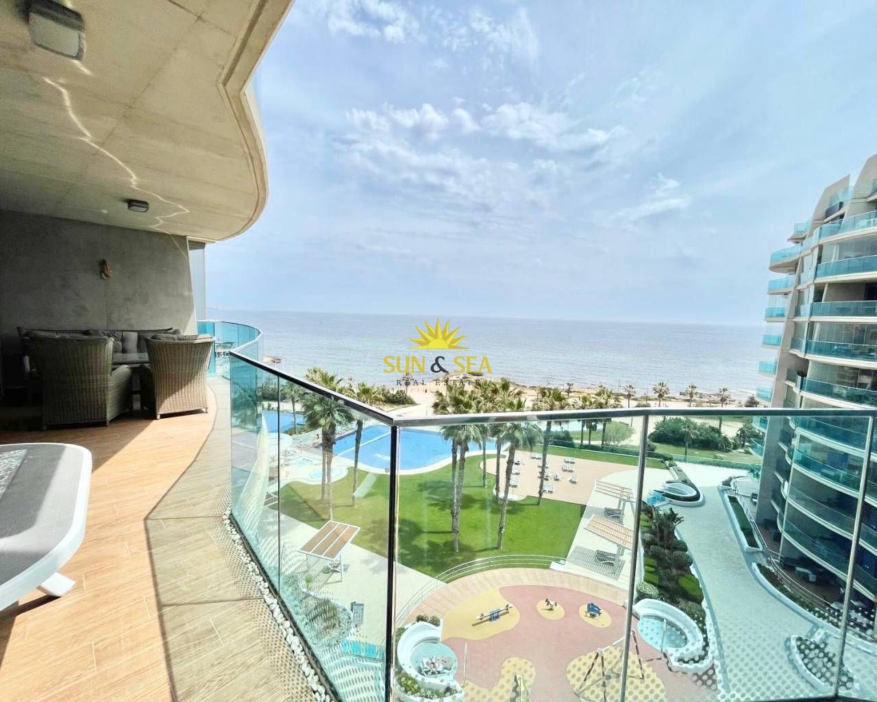 Terrace of Apartment to rent in Torrevieja  with Air Conditioner, Heating and Terrace