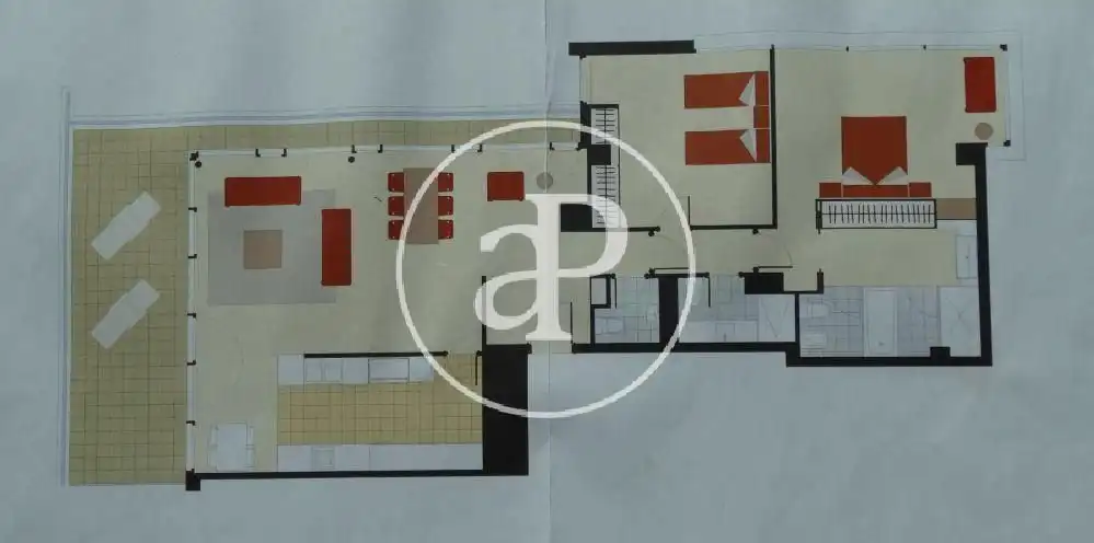 Attic for sale in Barcelona  with Air Conditioner, Heating and Terrace