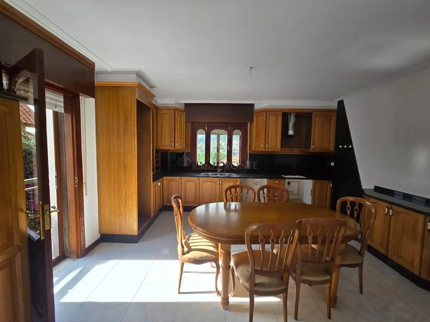 Kitchen of Flat for rent in Soutomaior  with Heating, Terrace and Balcony