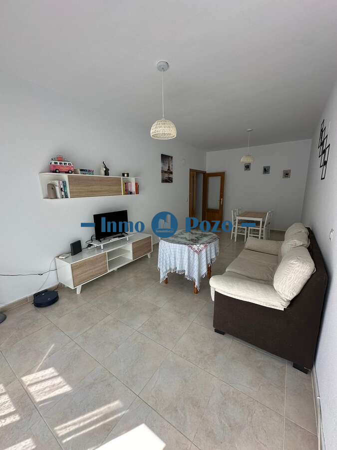 Living room of Flat for sale in Almendralejo  with Storage room, Furnished and Balcony