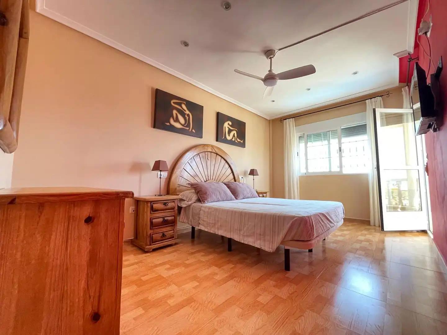 Schlafzimmer von Haus oder Chalet zum Verkauf in Mazarrón mit Klimaanlage, Heizung und Privatgarten