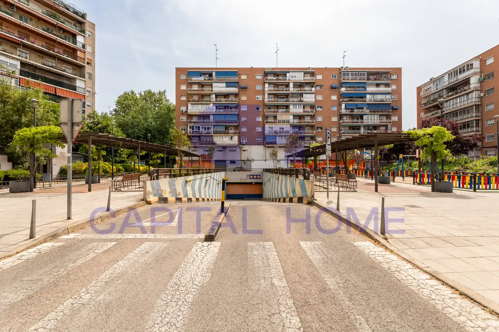 Exterior view of Flat for sale in Móstoles  with Heating, Terrace and Furnished