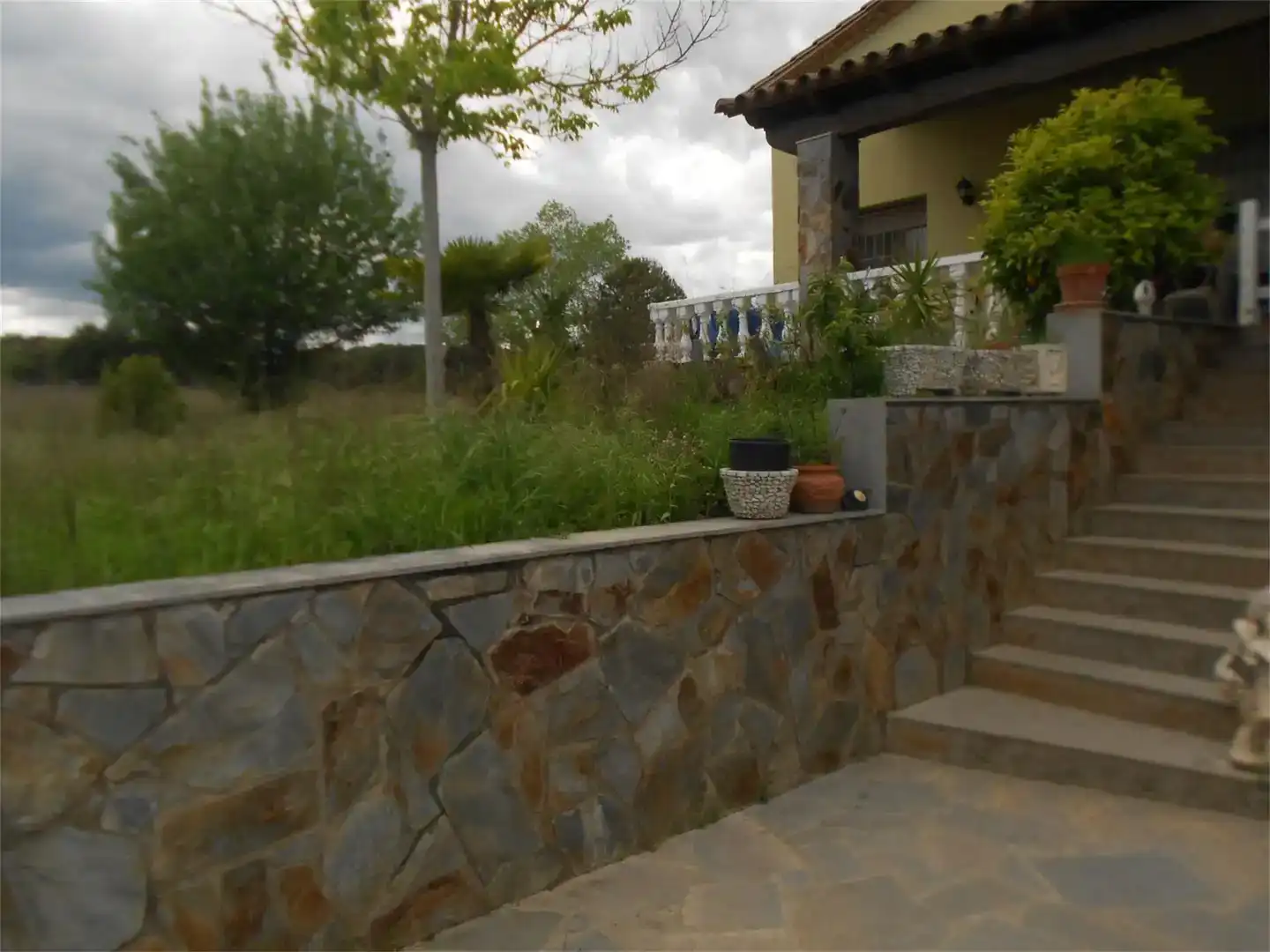 Terrassa de Finca rústica en venda en Vilobí d'Onyar amb Balcó