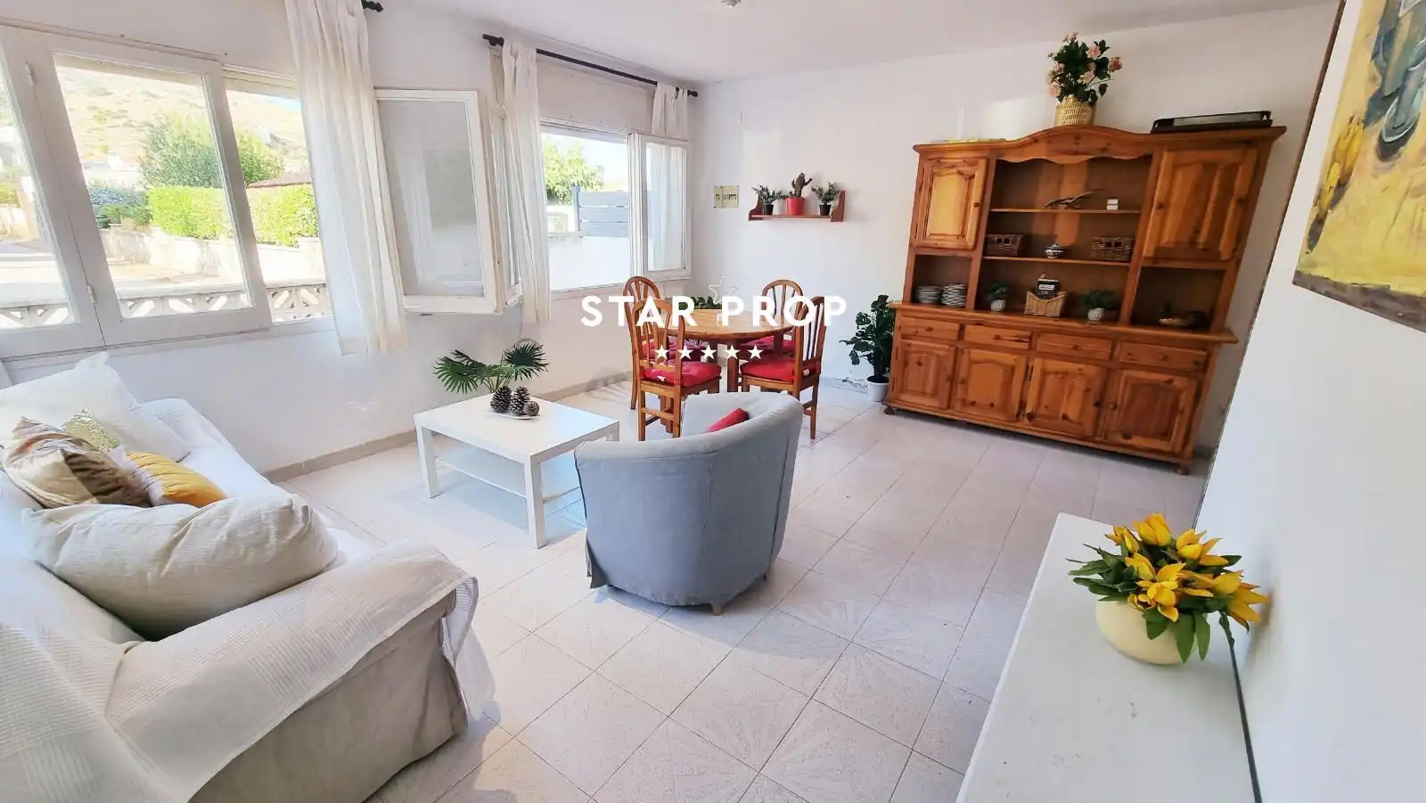 Exterior view of Flat for sale in Colera  with Terrace, Furnished and Oven