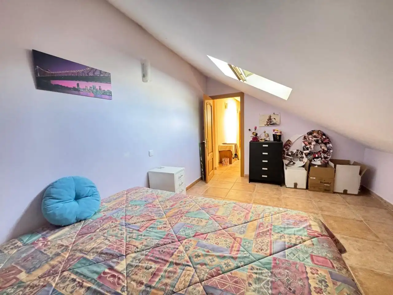 Schlafzimmer von Haus oder Chalet zum Verkauf in Galapagar mit Klimaanlage, Heizung und Privatgarten
