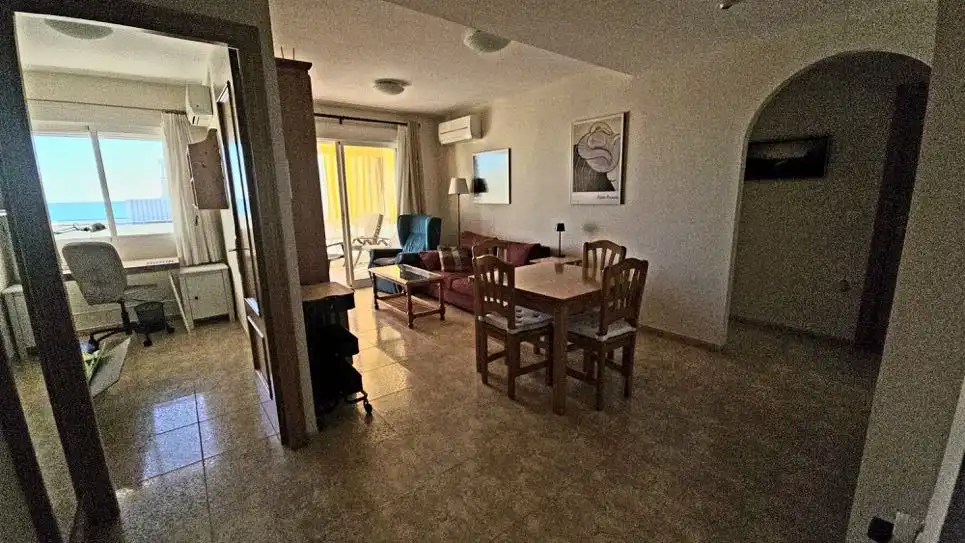 Wohnzimmer von Wohnung zur Miete in Piles mit Klimaanlage, Terrasse und Möbliert