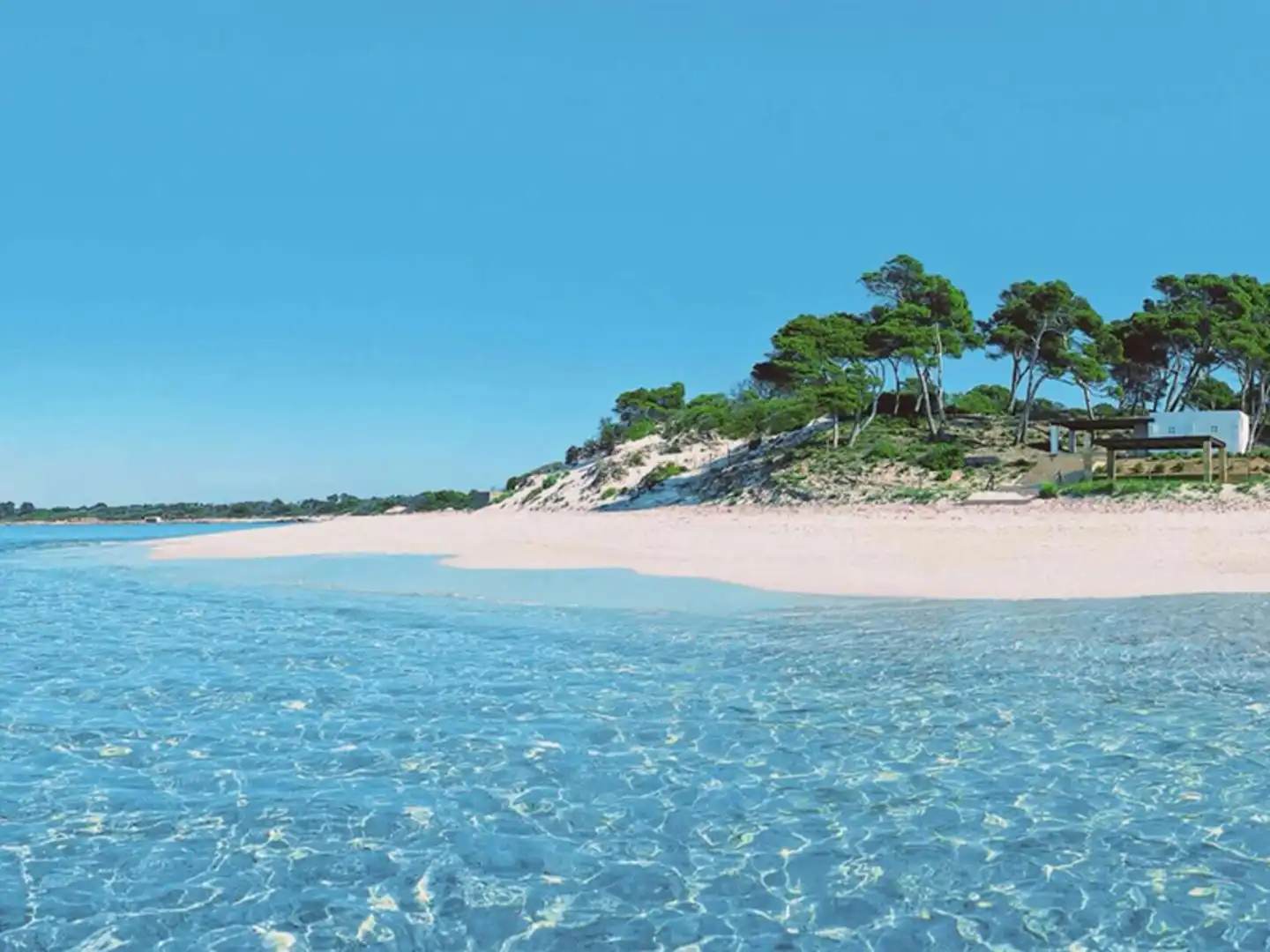 Vista exterior de Apartamento en venta en Ses Salines con Aire acondicionado, Calefacción y Terraza
