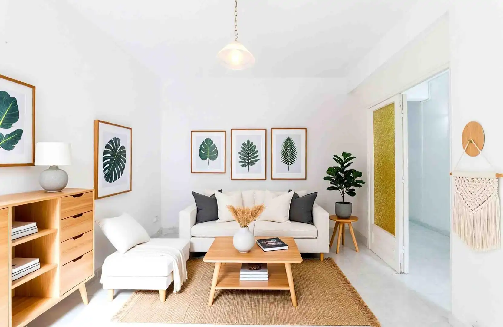 Sala de estar de Piso en venta en Sitges con Amueblado