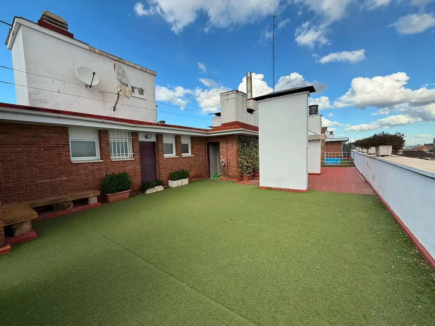 Terrasse von Wohnung zur Miete in Madrid mit Heizung und Schwimmbad
