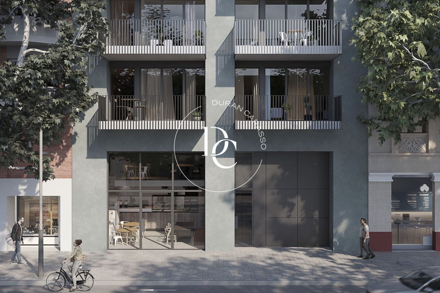 Vista exterior de Dúplex en venda en  Barcelona Capital amb Calefacció, Traster i Balcó