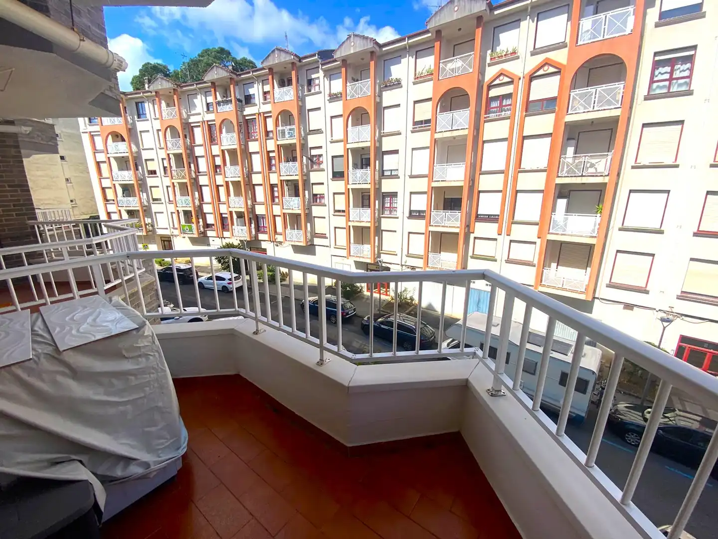 Balcony of Flat for sale in Castro-Urdiales  with Heating, Private garden and Parquet flooring