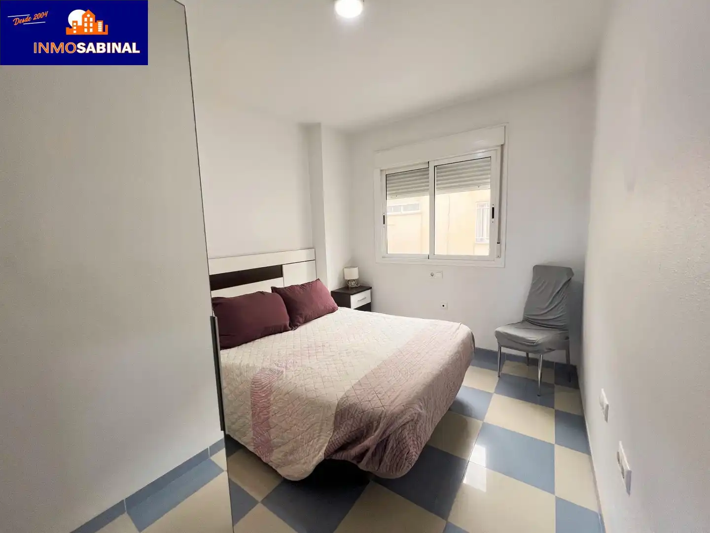 Bedroom of Flat for sale in Roquetas de Mar  with Air Conditioner, Terrace and Furnished