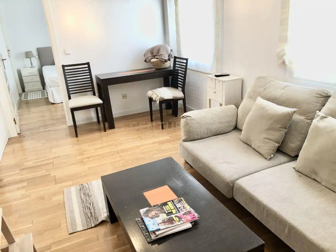 Living room of Apartments for rent in Madrid  with Air Conditioner, Furnished and Oven