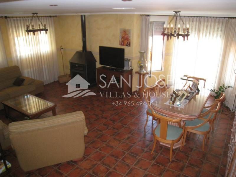 Sala d'estar de Casa o xalet en venda en Aspe amb Aire condicionat, Jardí privat i Terrassa