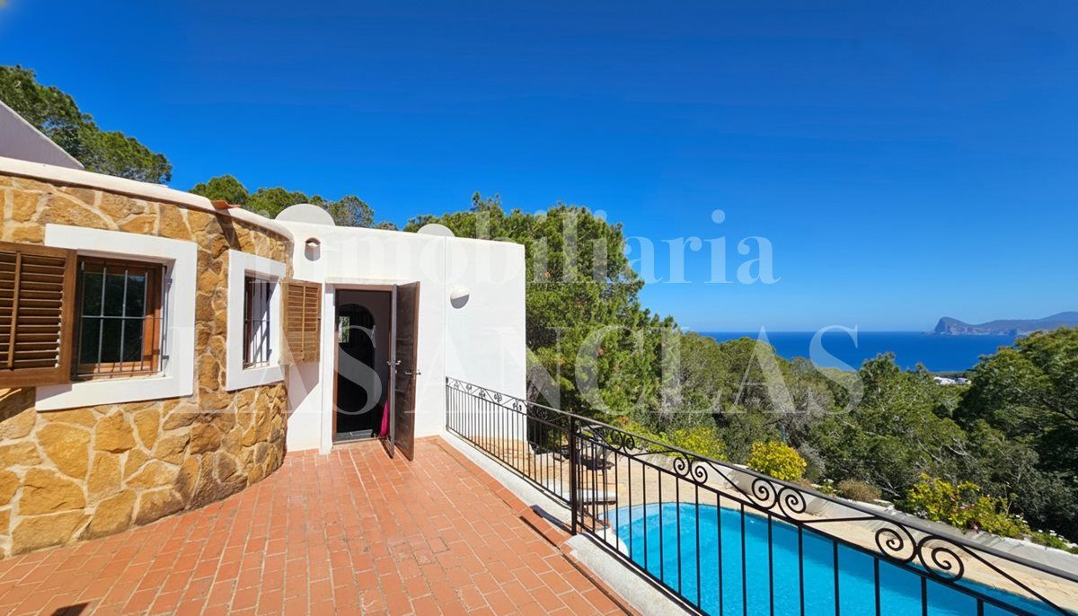 Exterior view of Houses for sale in Sant Josep de sa Talaia  with Air Conditioner, Terrace and Storage room