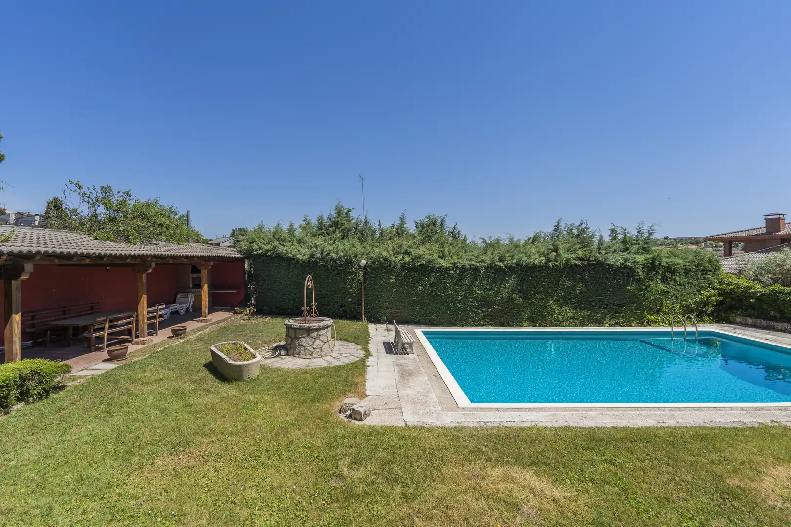 Swimming pool of Houses for sale in El Molar (Madrid)  with Air Conditioner, Heating and Private garden