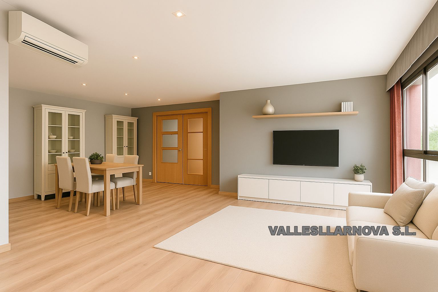 Sala de estar de Piso en venta en Mollet del Vallès con Calefacción