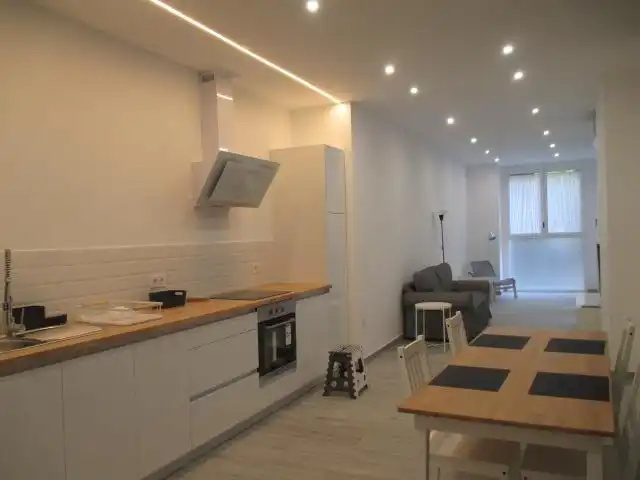 Cuina de Loft de lloguer en Granada amb Aire condicionat i Moblat