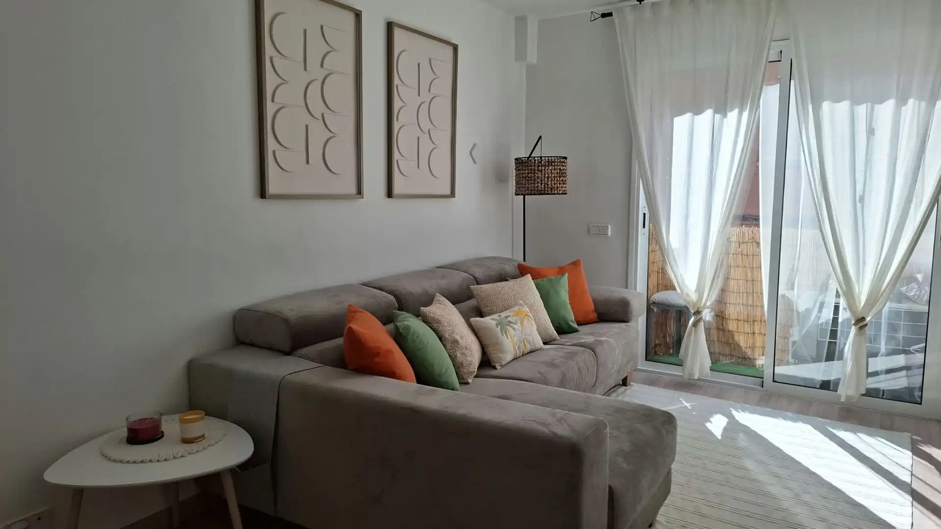 Living room of Flat for sale in Vallirana  with Air Conditioner, Heating and Terrace