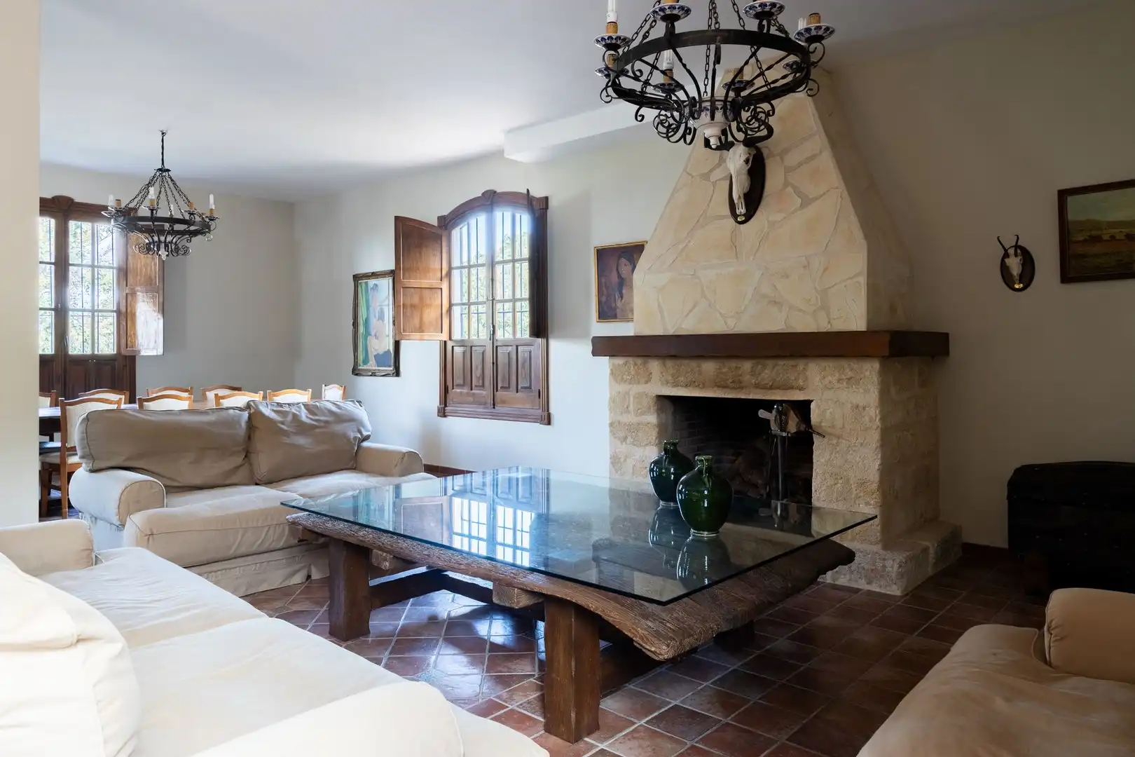 Sala d'estar de Finca rústica en venda en Málaga amb Terrassa
