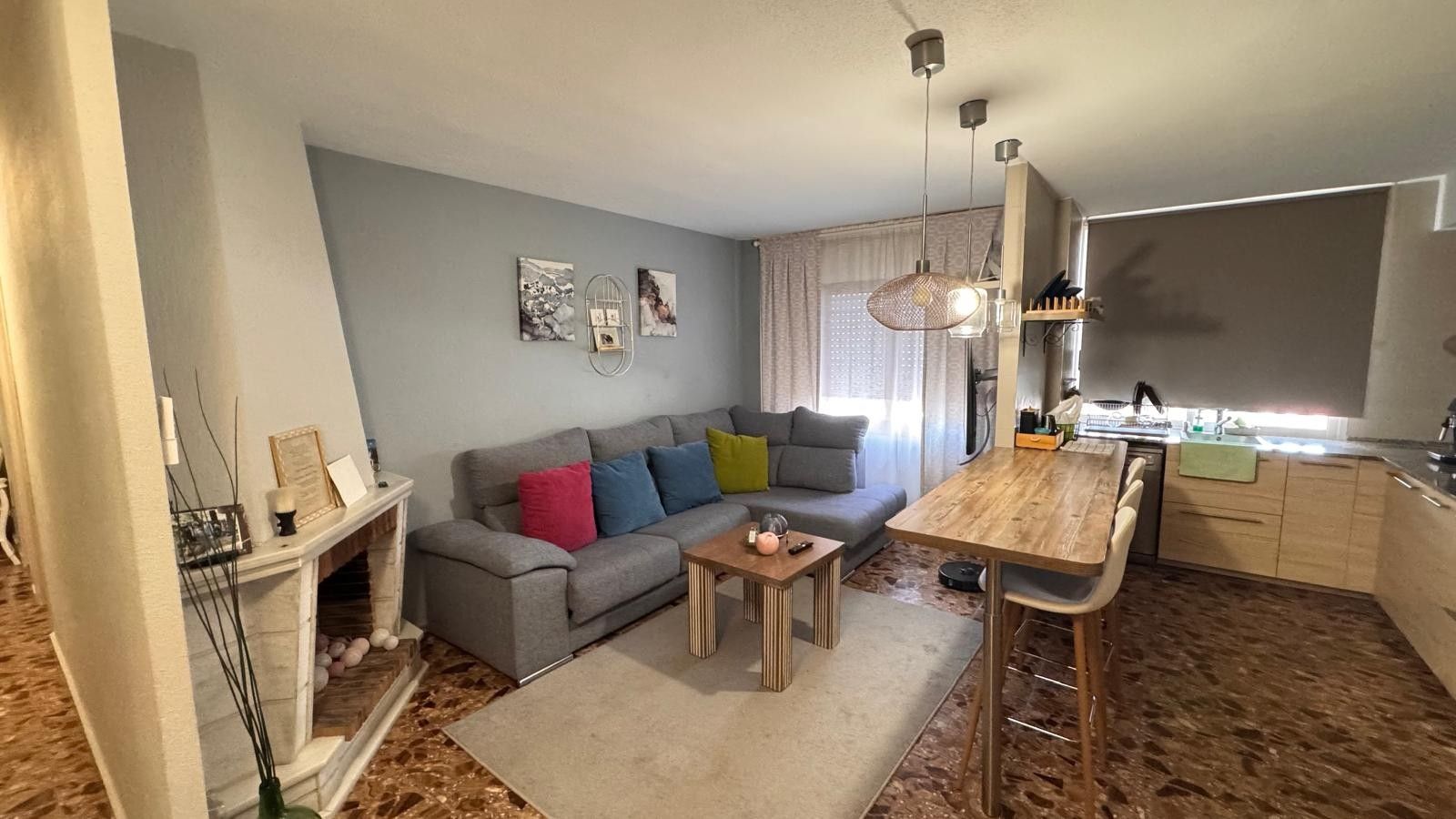 Sala de estar de Piso de alquiler en Rojales con Aire acondicionado, Terraza y Amueblado
