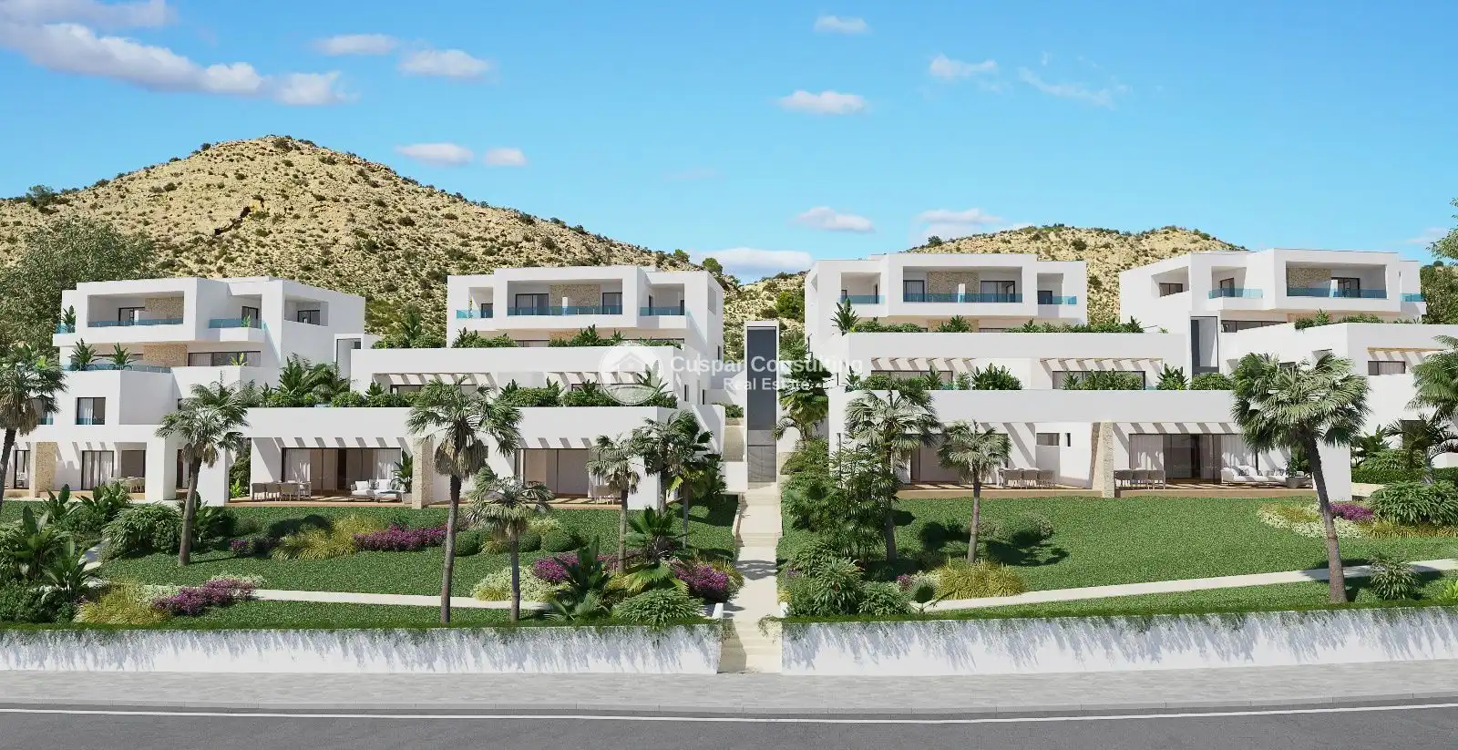 Vista exterior de Dúplex en venda en Monforte del Cid amb Aire condicionat, Calefacció i Terrassa