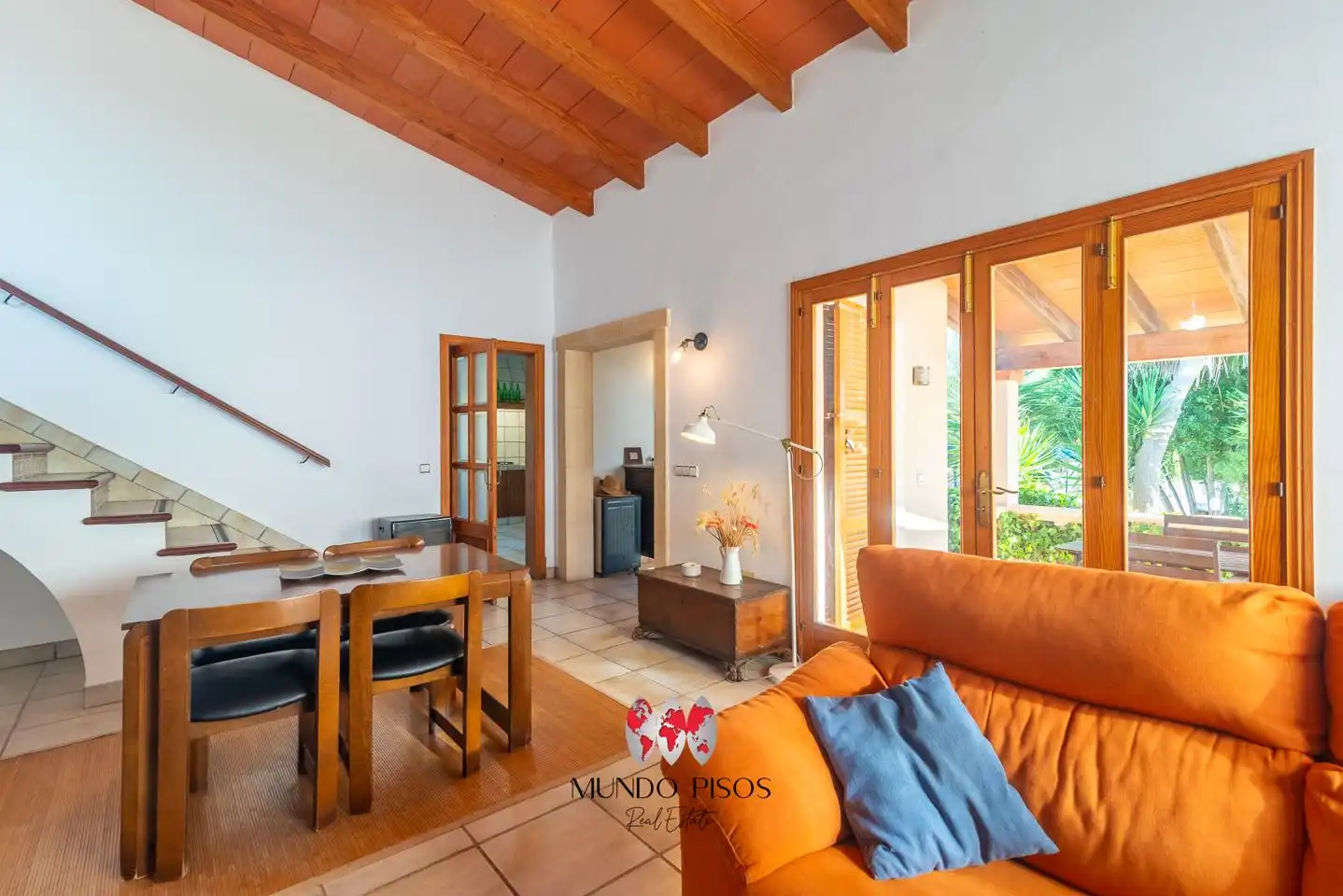 Sala de estar de Finca rústica en venta en Montuïri con Jardín privado, Terraza y Piscina