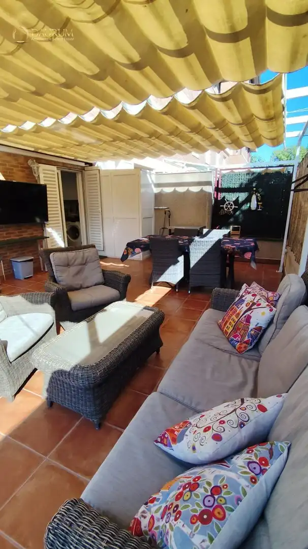 Terraza de Dúplex en venta en Alcorcón con Aire acondicionado, Calefacción y Jardín privado