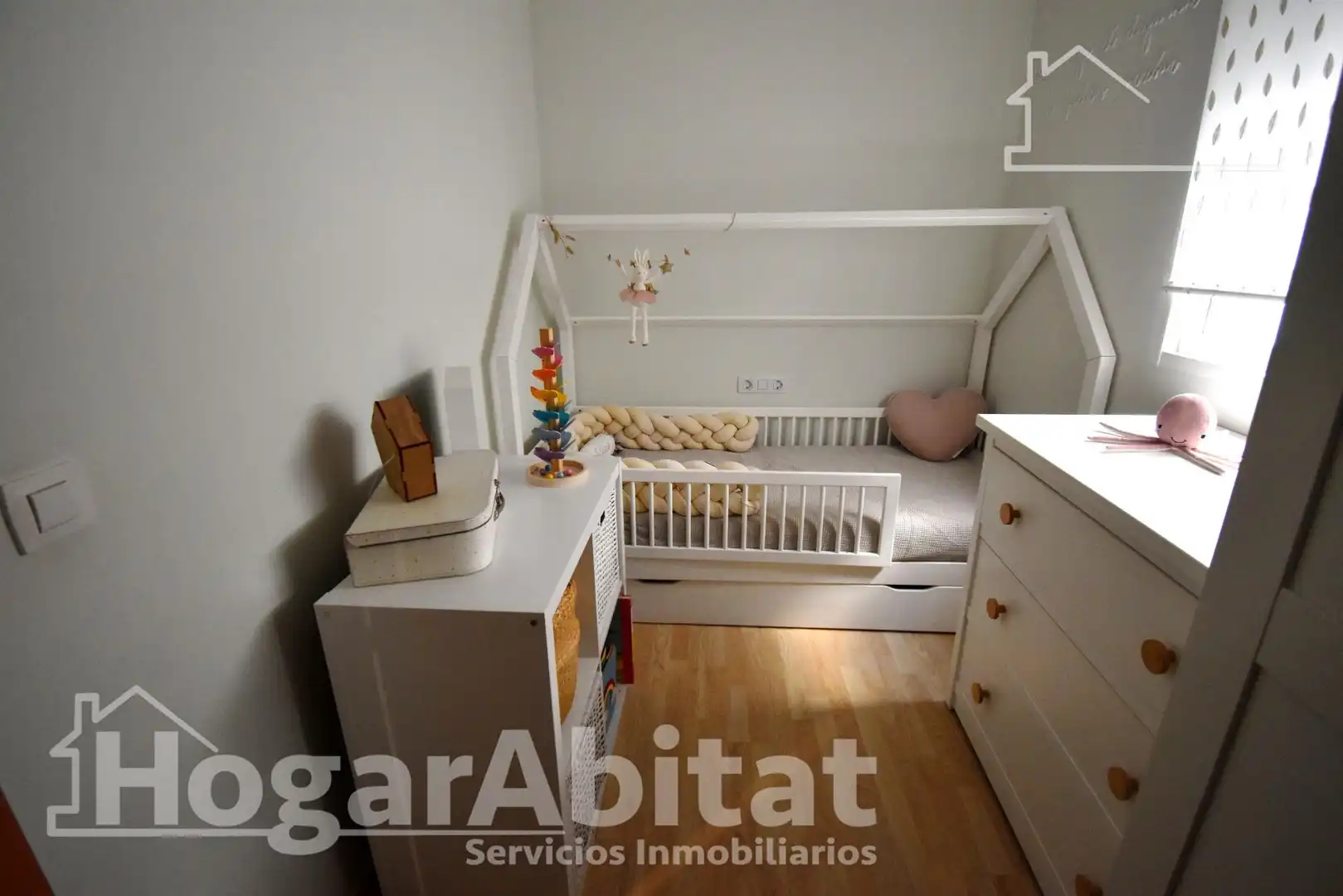 Schlafzimmer von Wohnung zum Verkauf in Burriana / Borriana mit Parkett, Möbliert und Balkon