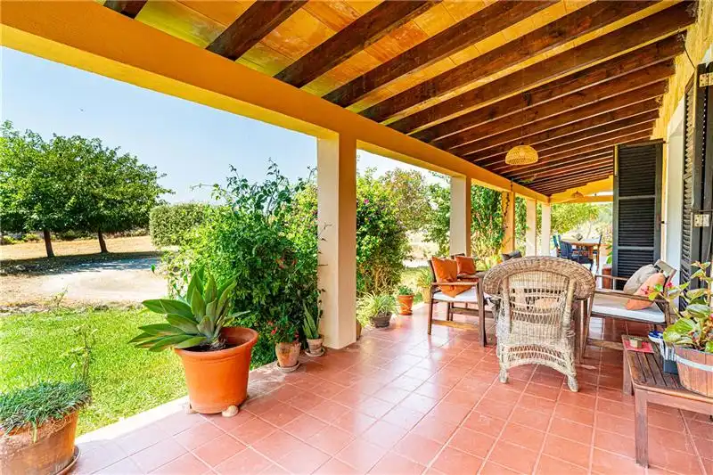 Terrassa de Finca rústica en venda en Binissalem amb Aire condicionat, Jardí privat i Terrassa