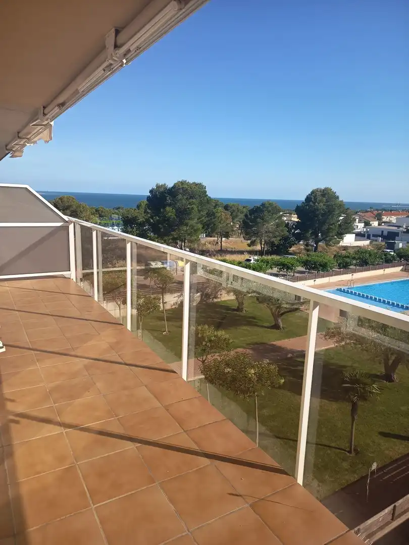 Terrasse von Wohnungen zur Miete in Alcanar mit Klimaanlage, Heizung und Terrasse