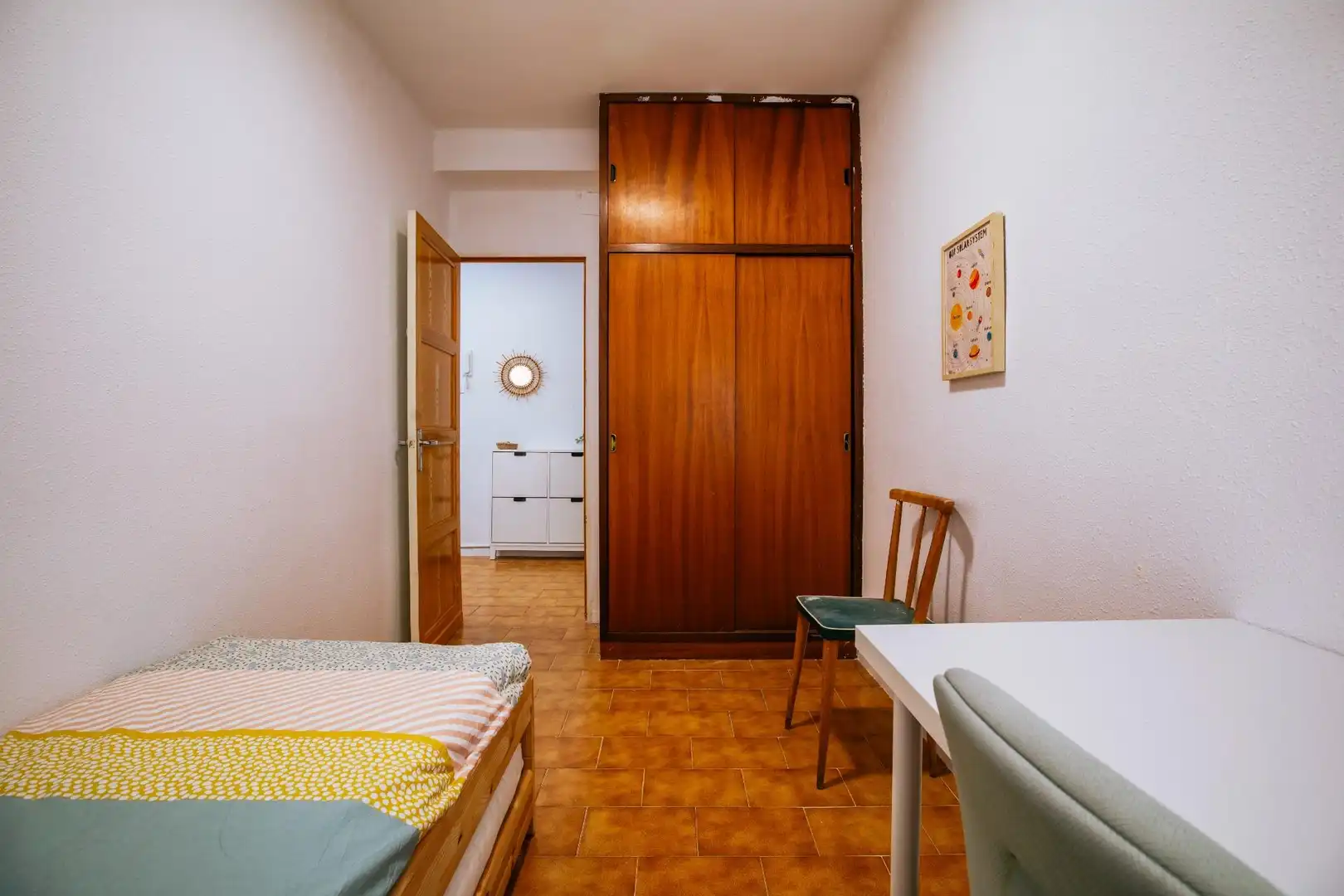 Schlafzimmer von Wohnung zum Verkauf in Sabiñánigo mit Heizung, Abstellraum und Möbliert