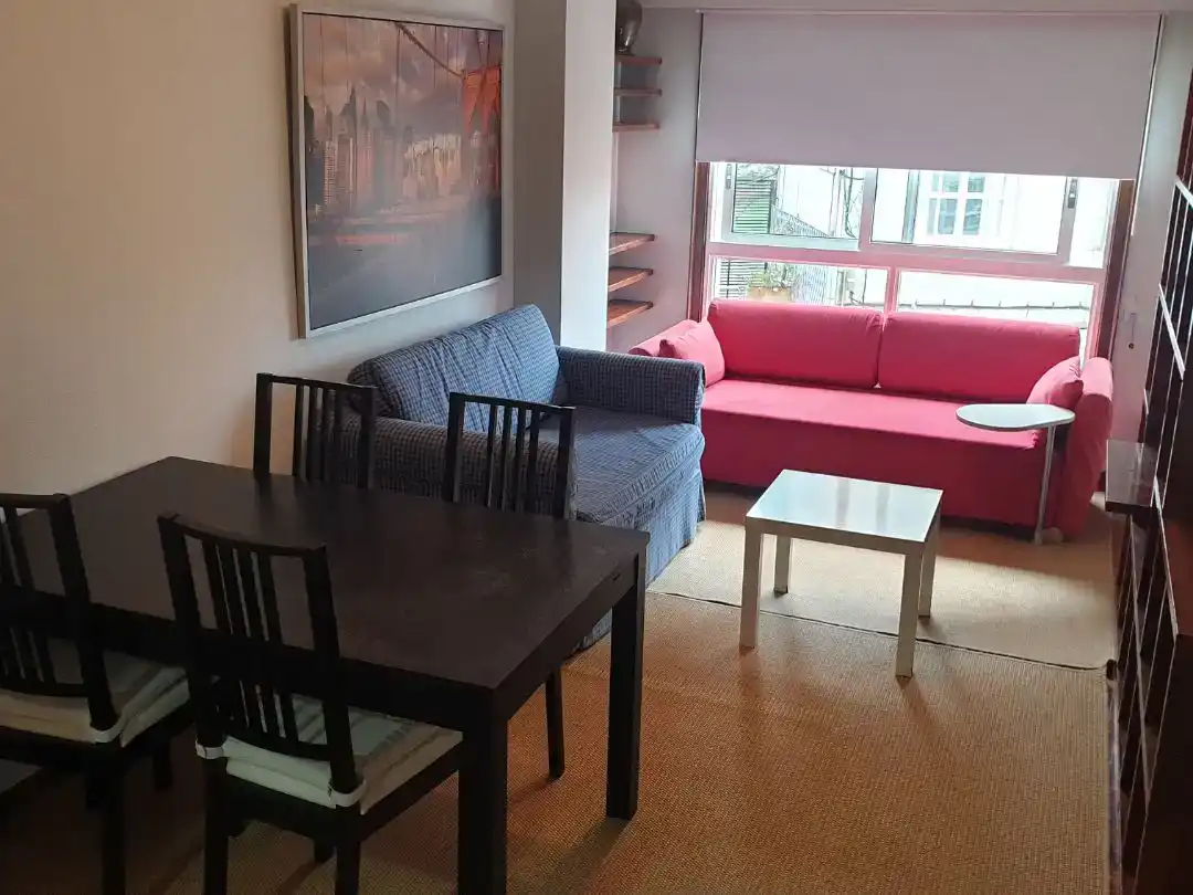 Living room of Apartments for rent in Vigo   with Parquet flooring and Furnished