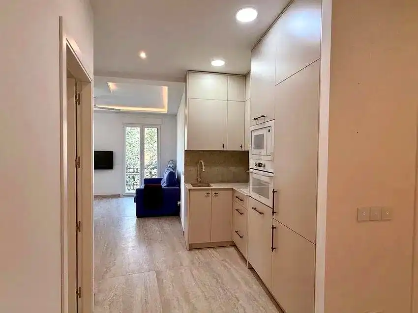 Kitchen of Flat for rent in Madrid  with Air Conditioner, Heating and Terrace