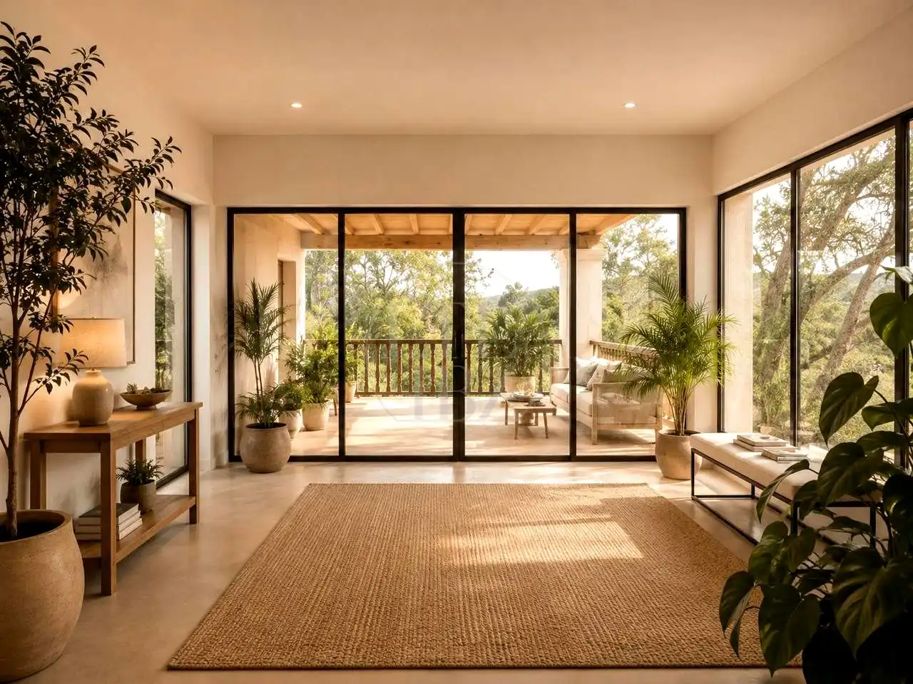 Terrassa de Casa o xalet en venda en Sant Joan de Labritja amb Aire condicionat, Jardí privat i Piscina