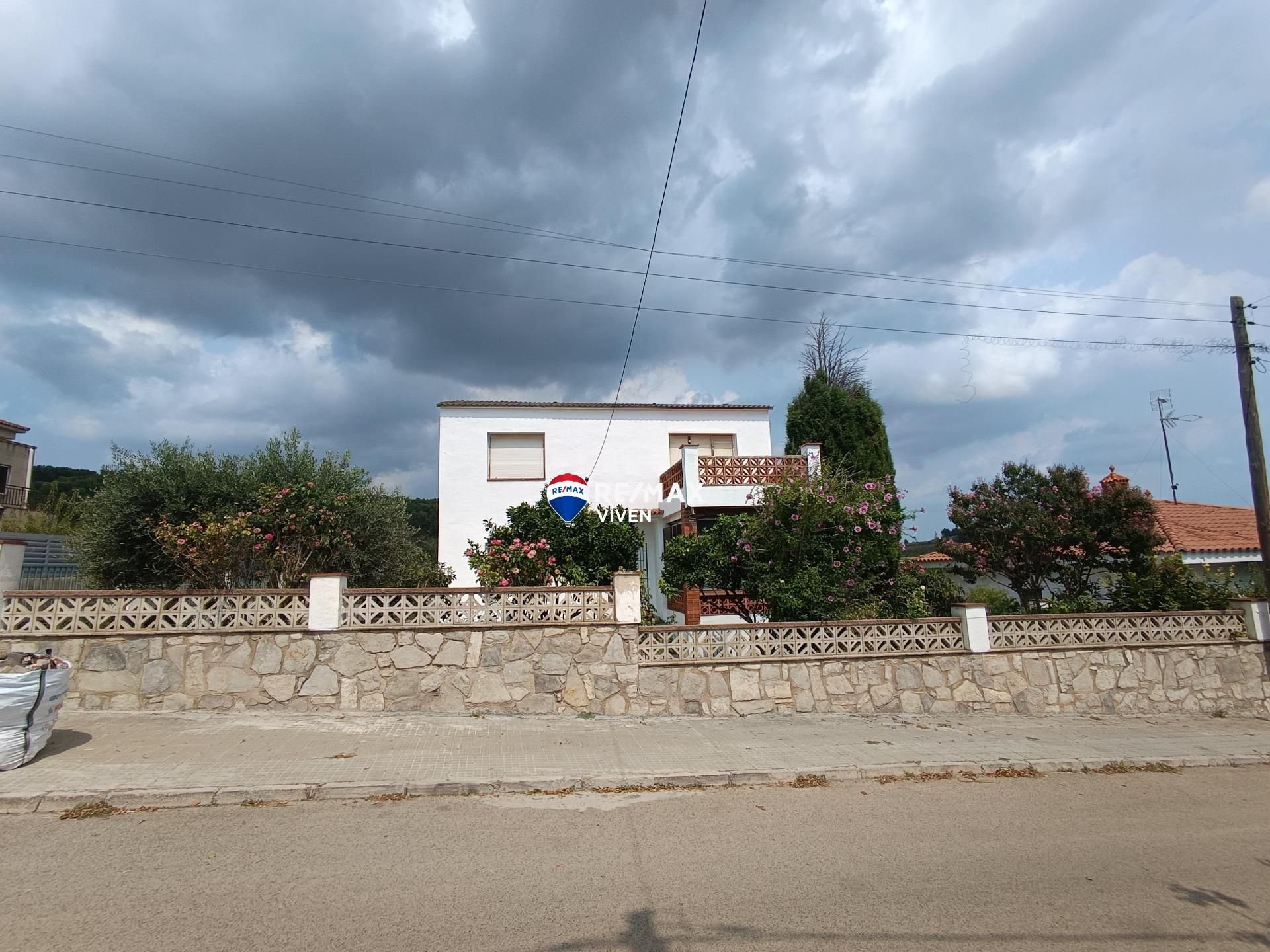 Exterior view of House or chalet for sale in Font-rubí  with Private garden, Terrace and Swimming Pool