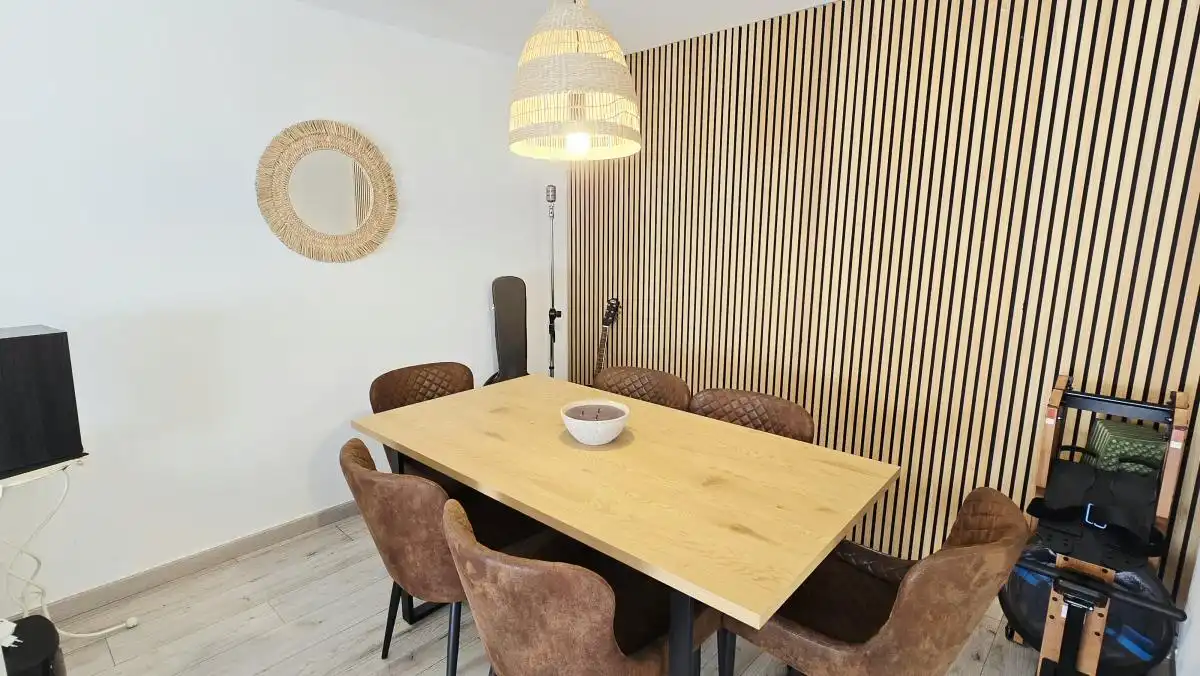 Dining room of Apartments for sale in Cómpeta  with Air Conditioner, Balcony and Internet