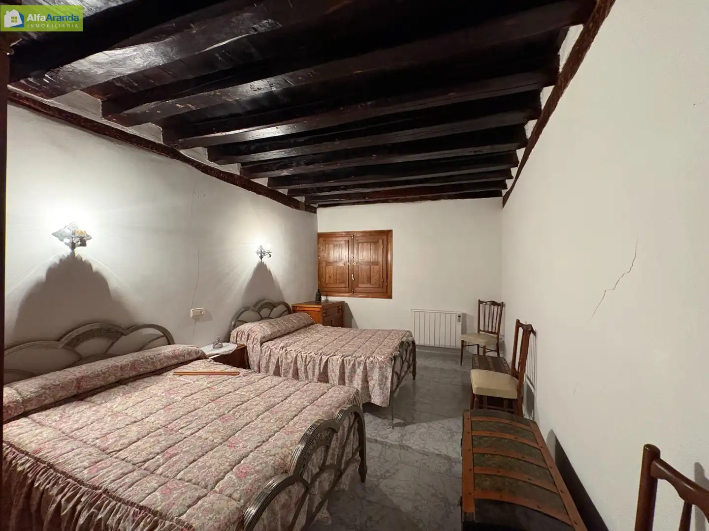 Habitación de Finca rústica en venta en Peñaranda de Duero con Calefacción, Trastero y Amueblado