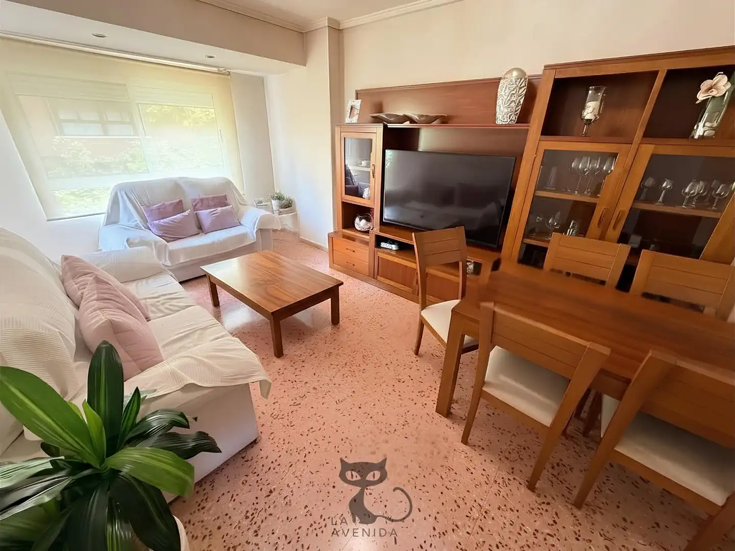 Wohnzimmer von Wohnungen zum Verkauf in Valencia mit Klimaanlage, Terrasse und Balkon