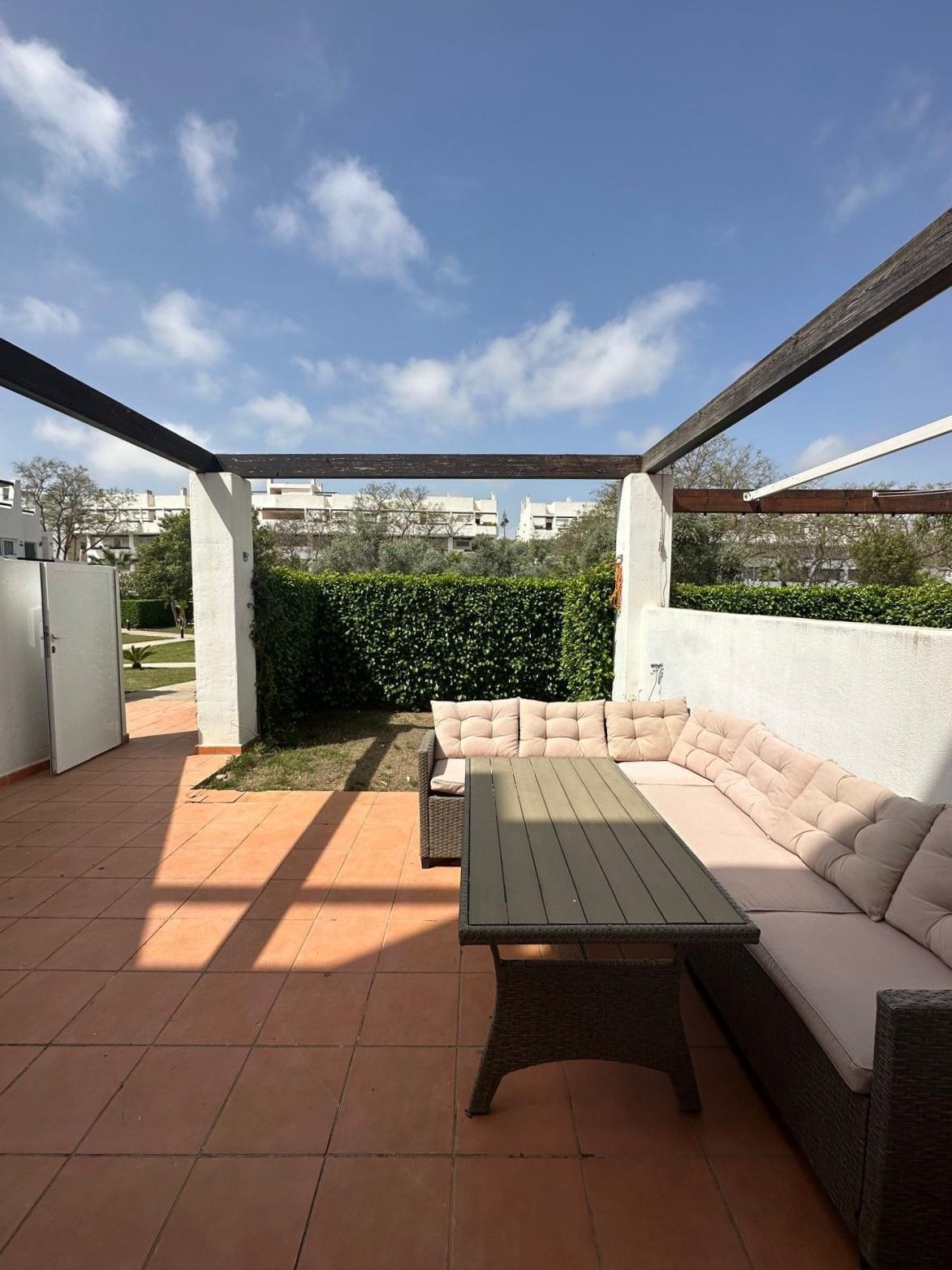Terrace of Flat for sale in Alhama de Murcia  with Air Conditioner, Heating and Private garden