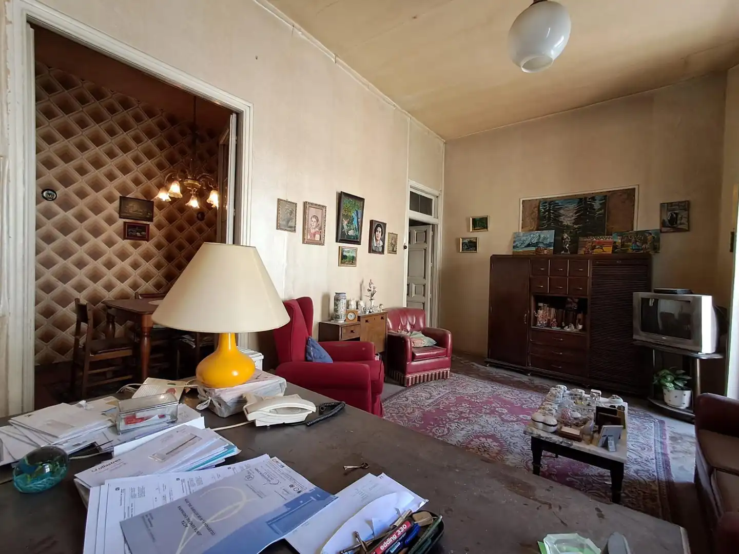 Sala de estar de Piso en venta en Madrid con Balcón