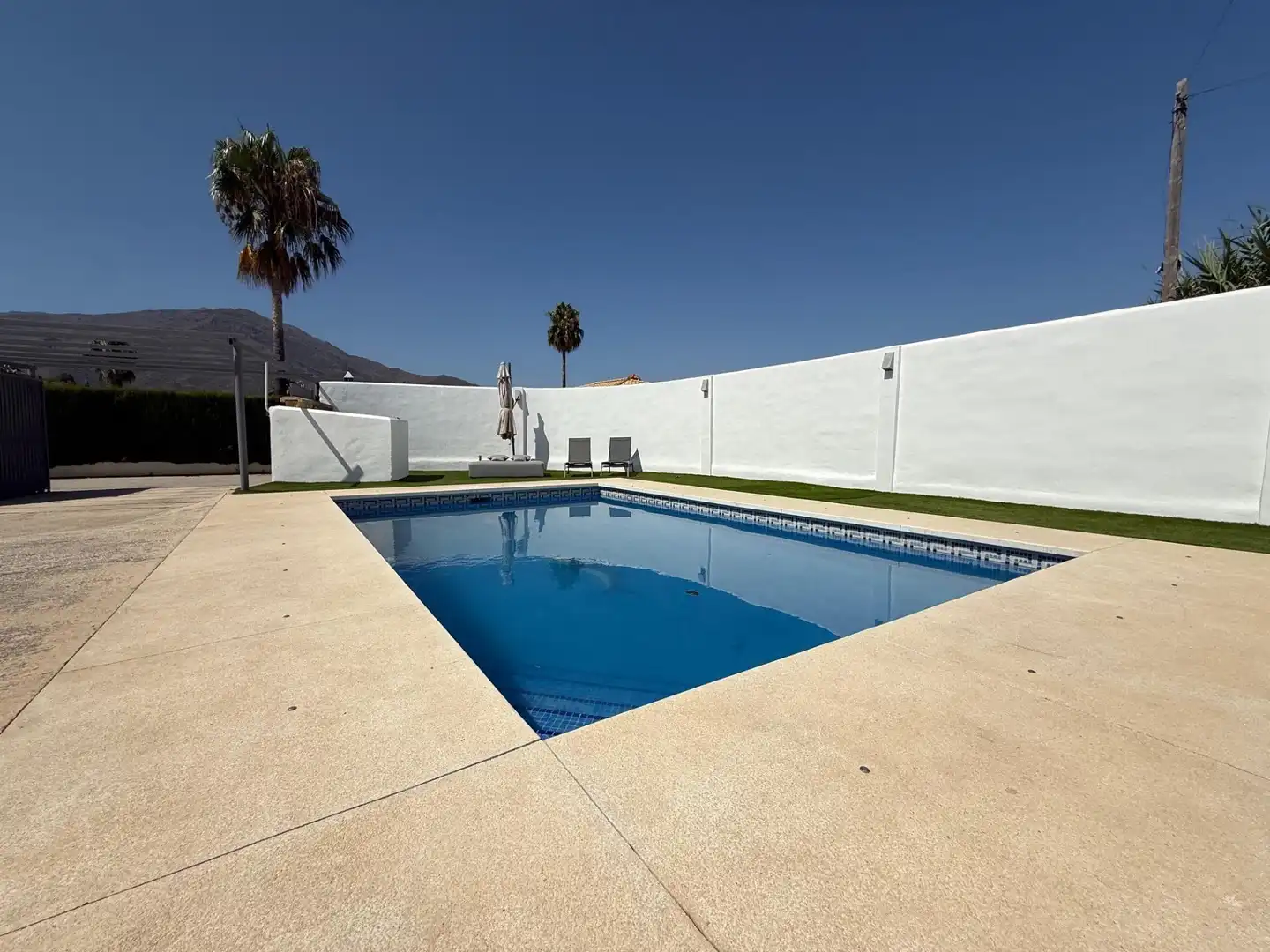 Piscina de Finca rústica en venda en Estepona amb Aire condicionat, Jardí privat i Piscina