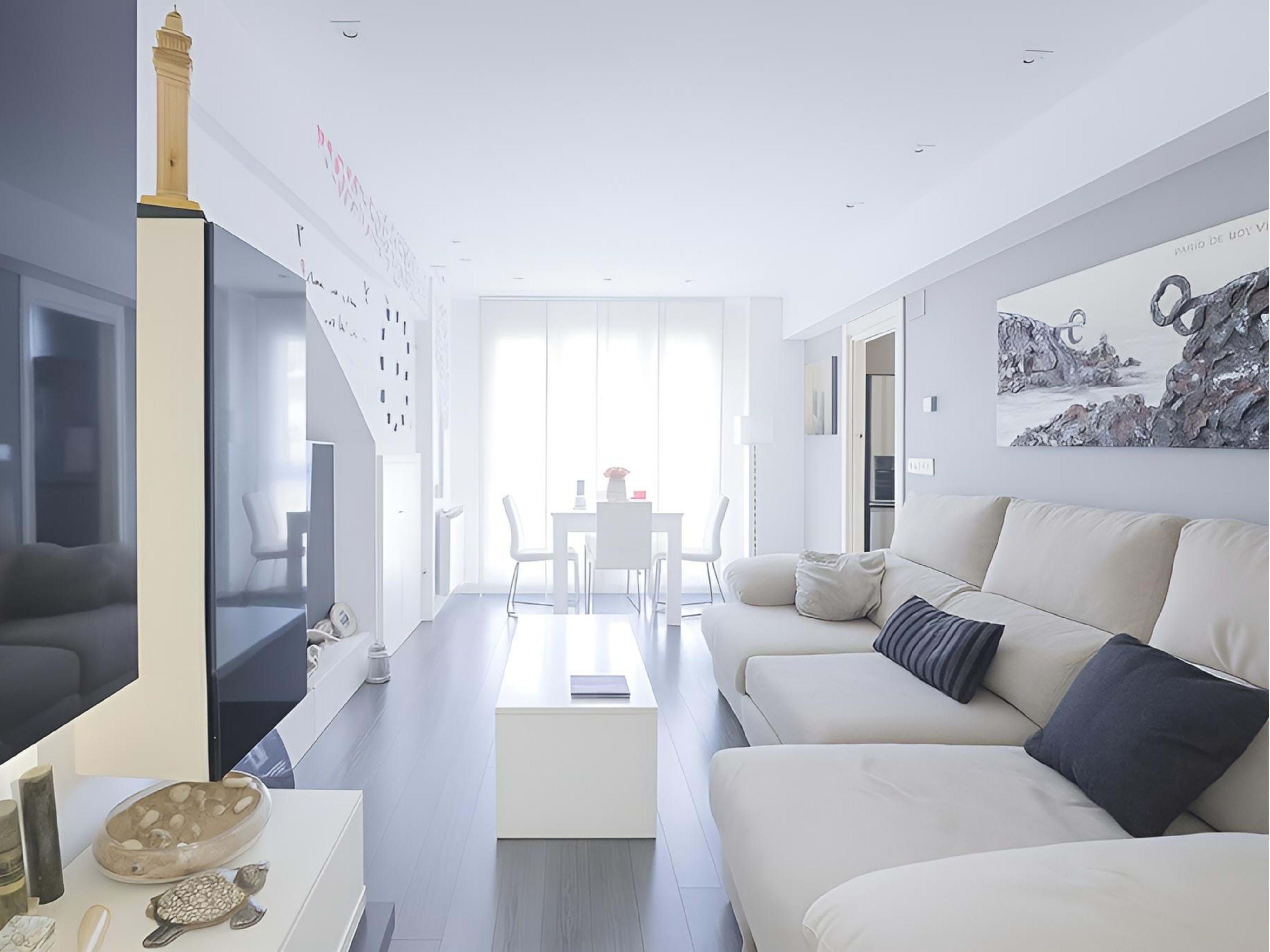 Sala d'estar de Pis en venda en Donostia - San Sebastián  amb Calefacció